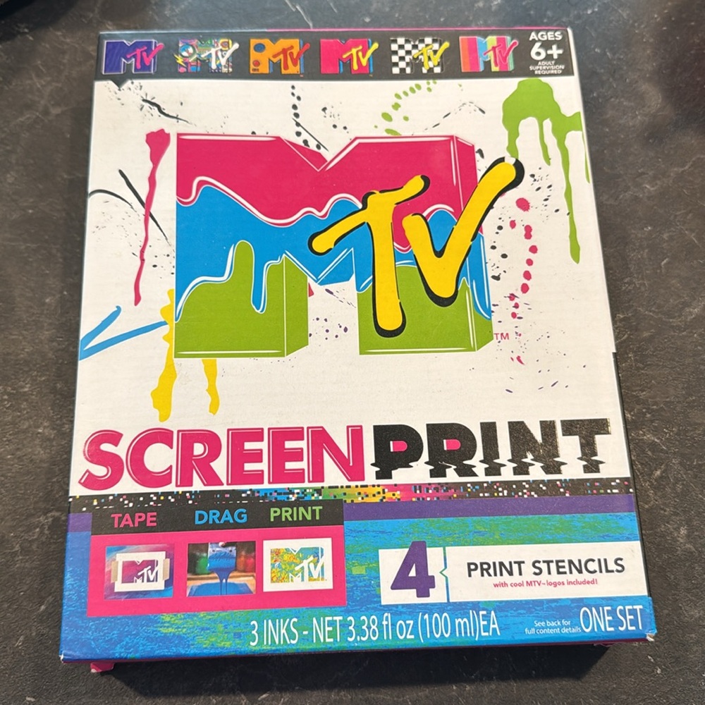 BNIB MTV screen print kit - Picture 2 of 4